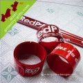 Interesting crafts cheap custom pvc slap bracelet